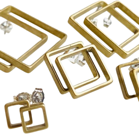 Brass Ear Studs Jewellery Price in Pakistan